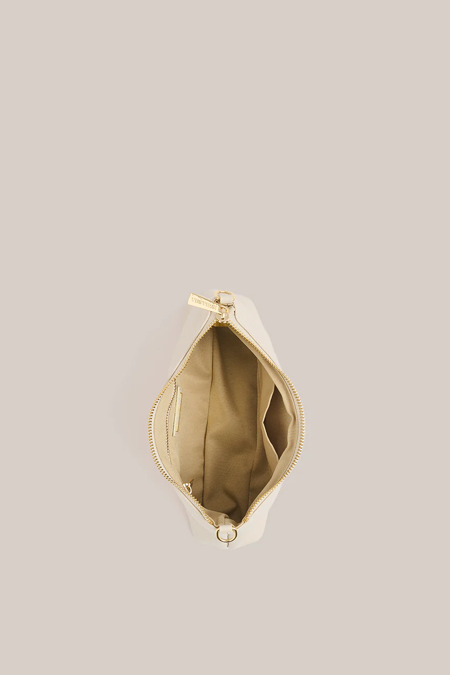 Ashley Ivory Leather Crossbody Bag - Image 5