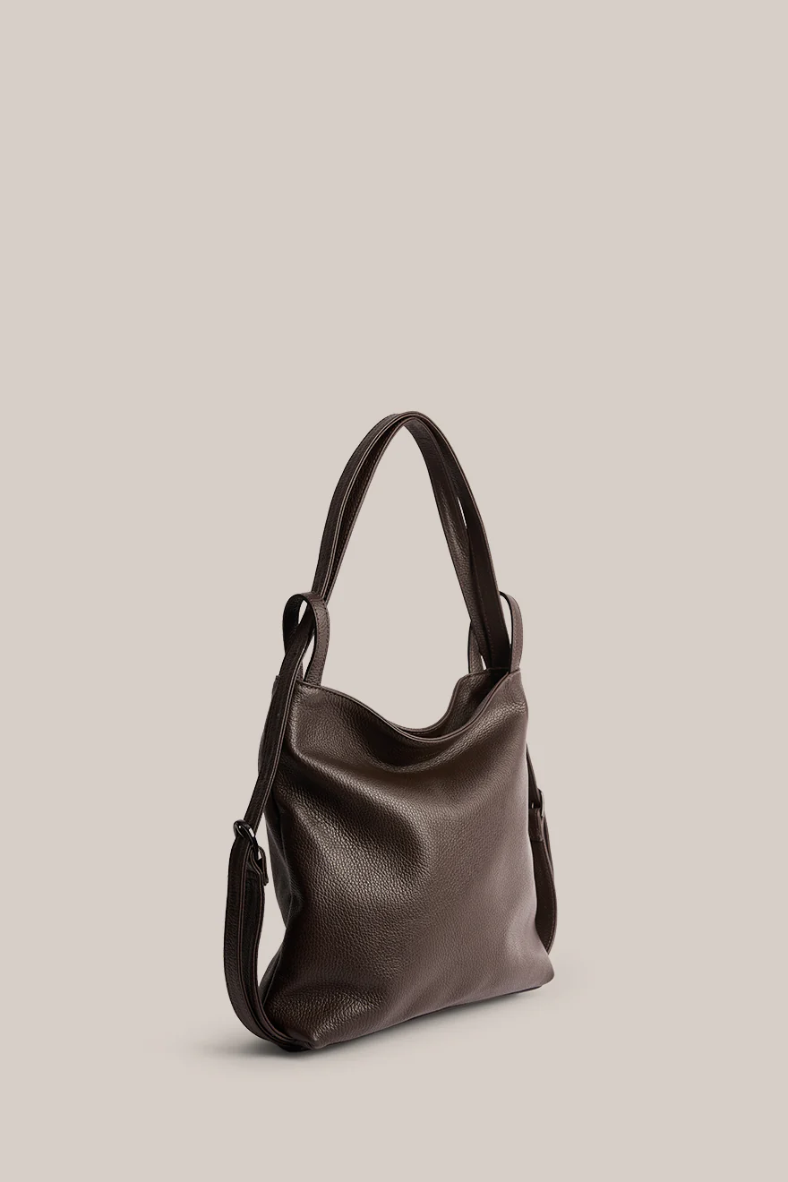 Bella Mini Dark Chocolate 3-in-1 Convertible Bag - Image 4