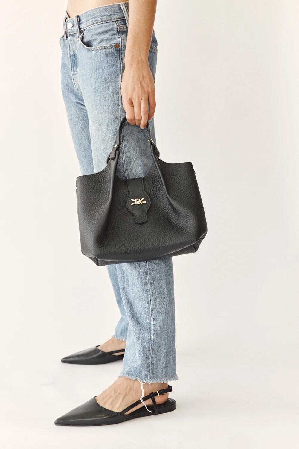 Grace Small Black East West Tote - Image 7