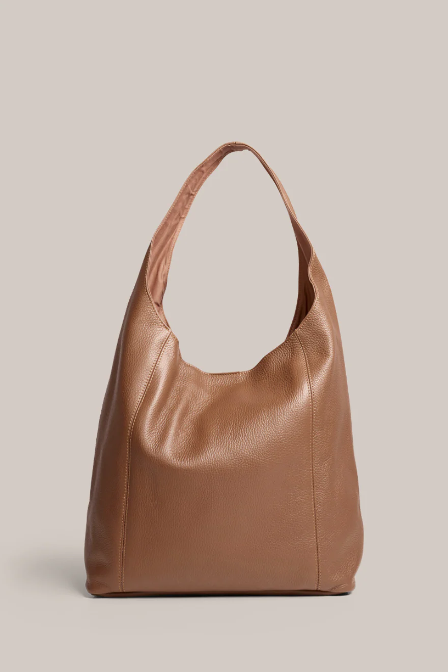 Scarlett 2.0 Chestnut Leather Hobo - Image 5