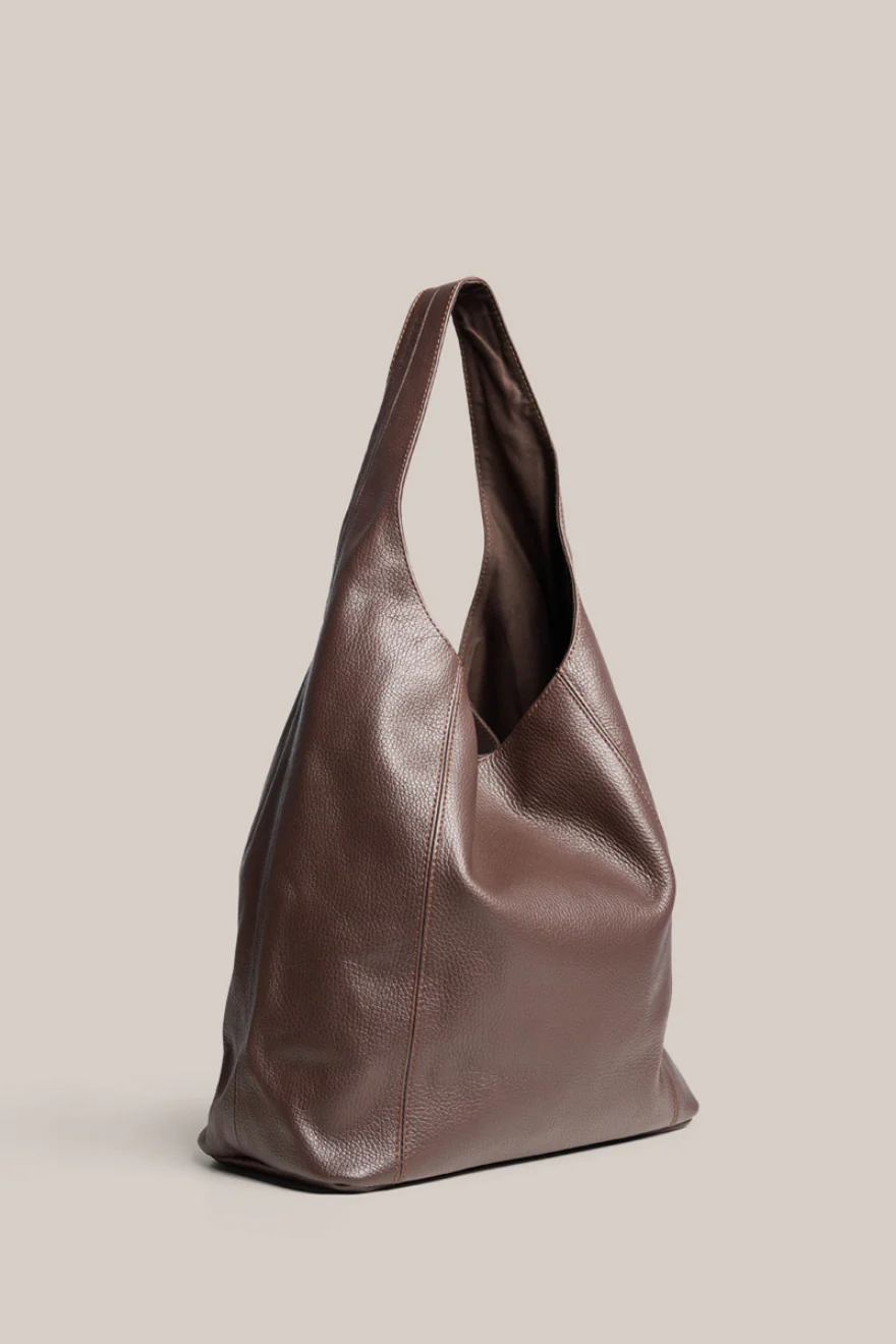 Scarlett 2.0 Dark Chocolate Leather Hobo - Image 5