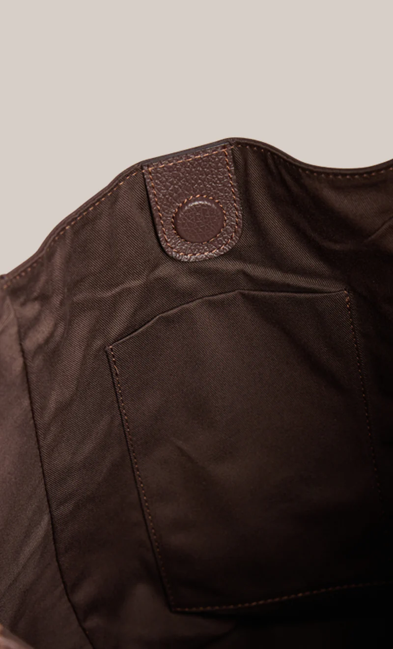 Scarlett 2.0 Dark Chocolate Leather Hobo - Image 6
