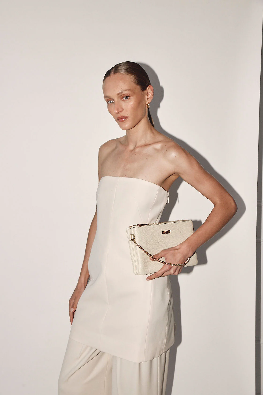 Tessa Cream Trio Crossbody - Image 4