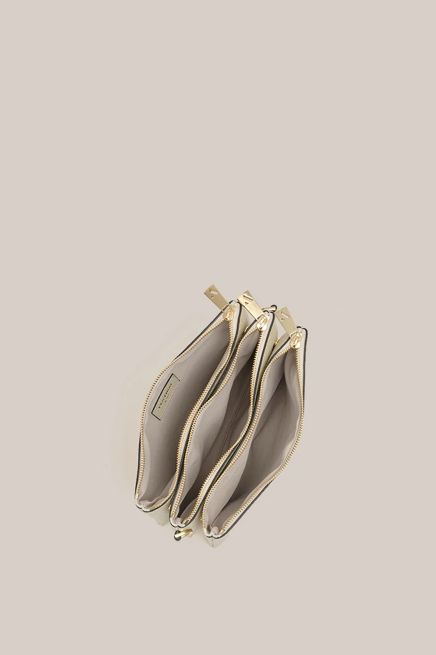 Tessa Cream Trio Crossbody - Image 5