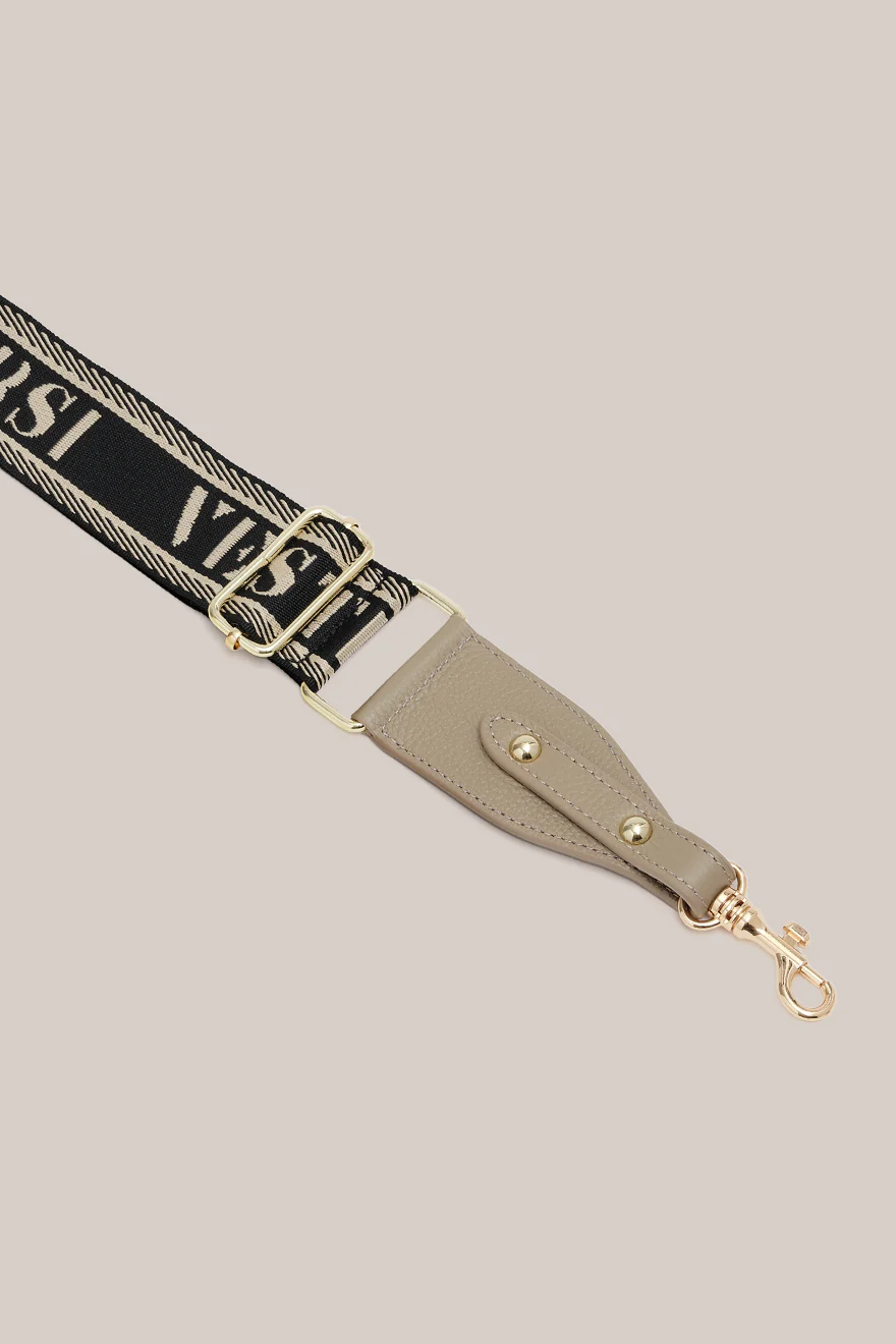 VESTIRSI Woven Strap - Beige Pebbled Leather (Gold) - Image 3