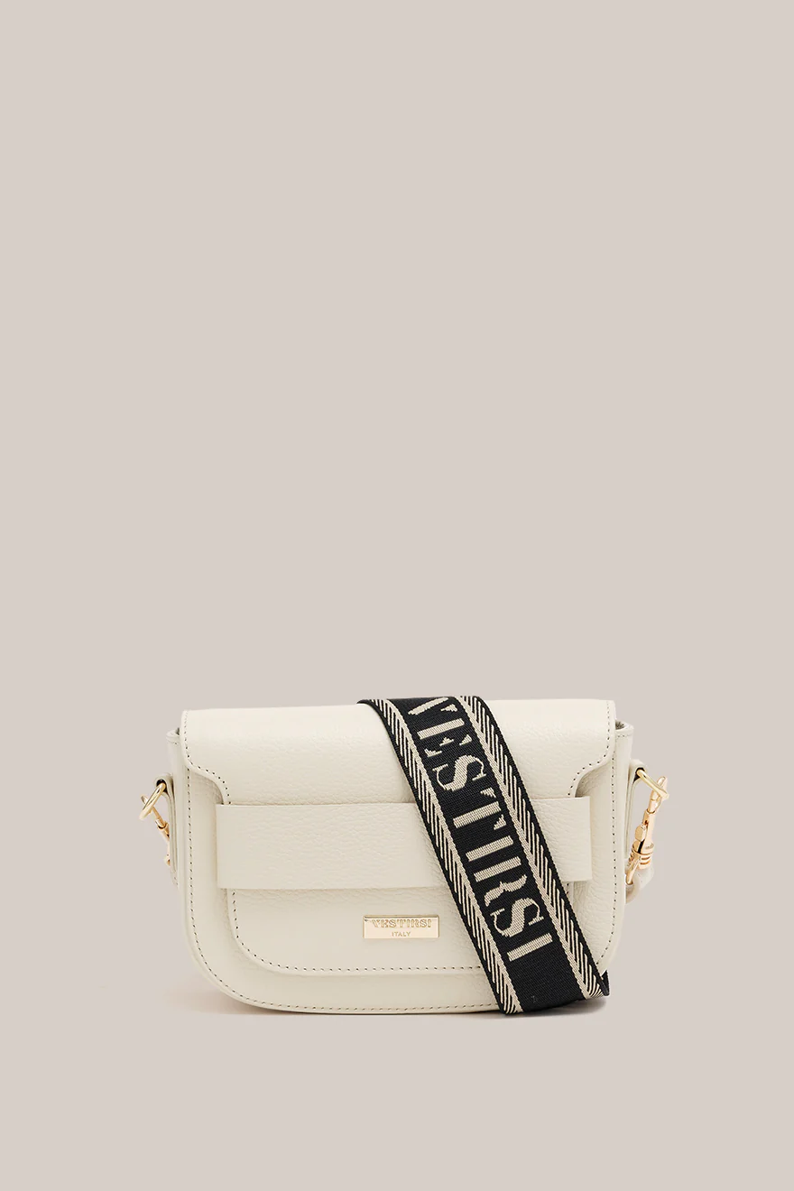 VESTIRSI Woven Strap - Ivory Pebbled Leather (Gold) - Image 3