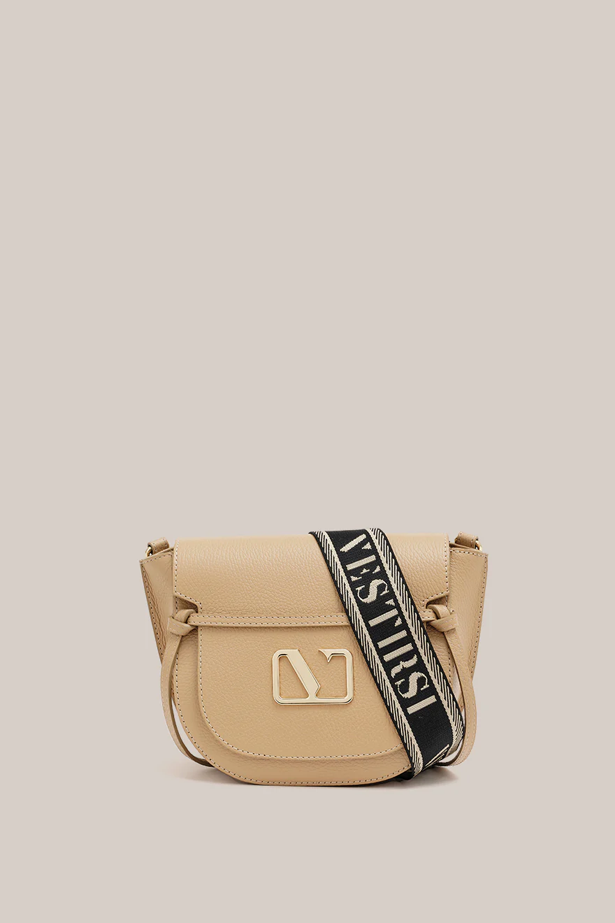 VESTIRSI Woven Strap - Latte Pebbled Leather (Gold) - Image 3